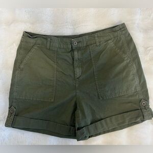 Denver Hayes Olive Green Women's Cargo Shorts